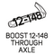 BOOST STANDARD THROUGH AXLE 12-148